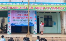 Trường Tiểu học Tam Phước 3 quyên góp hơn 158 triệu đồng ủng hộ đồng bào vùng lũ khắc phục hậu quả sau cơn bão số 3