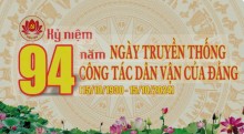 Hưởng ứng Ngày Truyền thống công tác Dân vận của Đảng